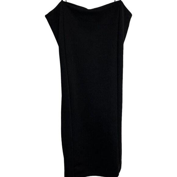 BooHoo Tight Bodycon Mini Dress Black Size 4 - Picture 3 of 8